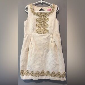Lilly Pulitzer Dress with Gold Accents